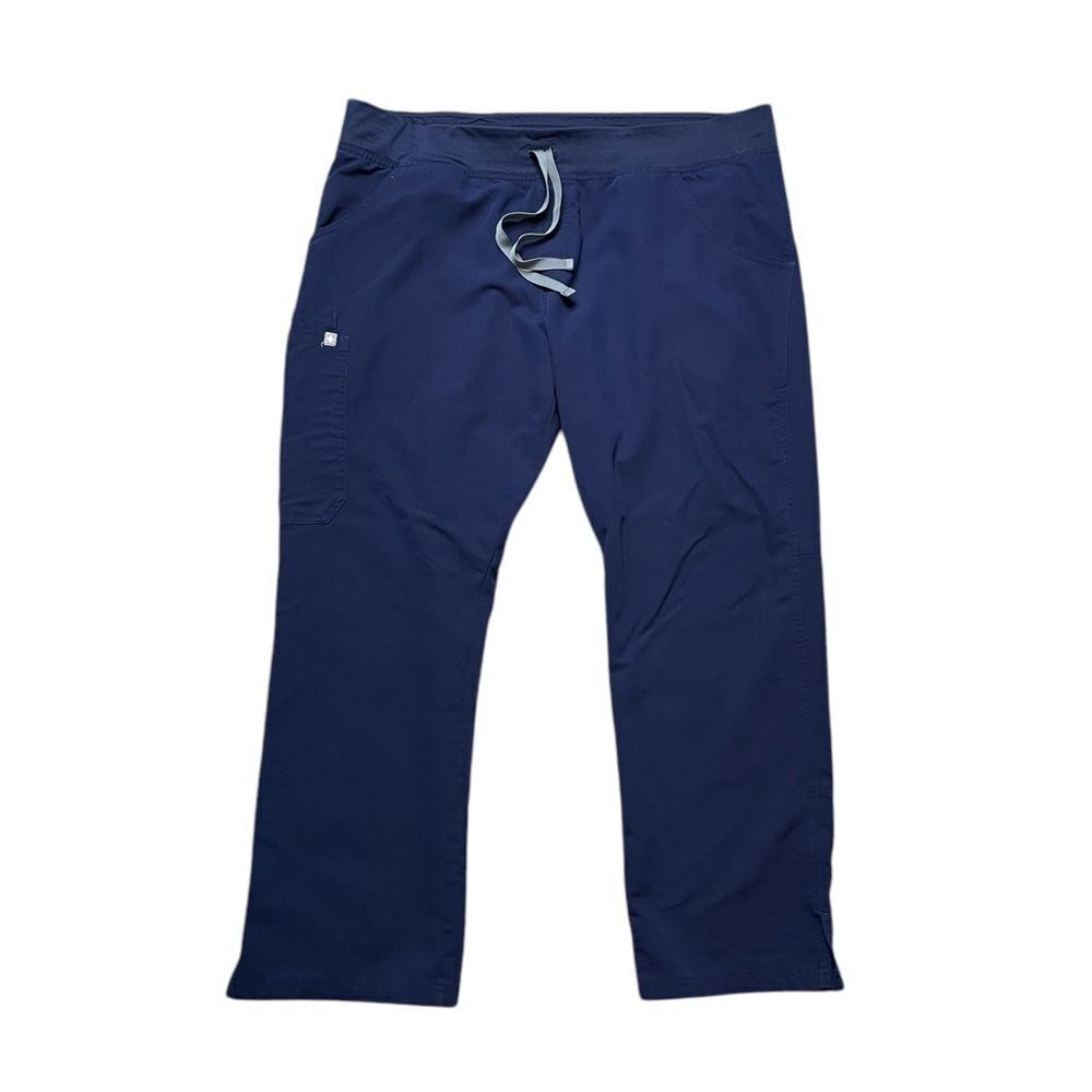 FIGS Kade Cargo Scrub Pants Navy Blue PO 3483 Size XL / P - Picture 2 of 8
